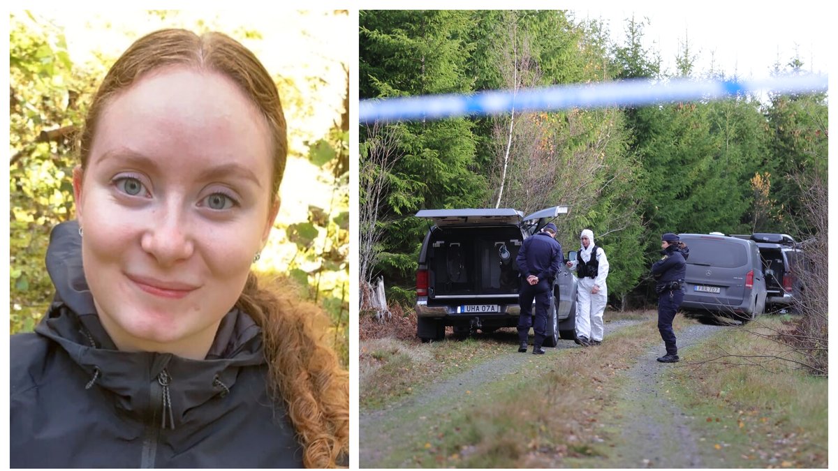 Tove, 21, hittades död utanför Vetlanda den 2 november. 